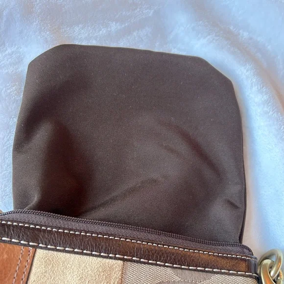 🎉HP🎉 EUC Coach 40915 vintage Y2K patchwork messenger crossbody swing pack bag - Picture 8 of 12